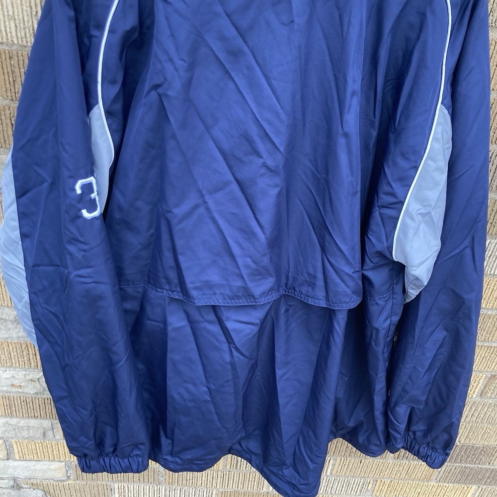 CCM Mens Large Hockey Windbreaker Jacket Penn Enforcers Player Issue Navy Vented - Picture 10 of 10